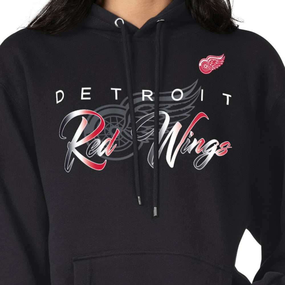 Detroit Red Wings G-III 4Her by Carl Banks Shadow Logo Fleece Pullover Hoodie - Black | NHL on sale