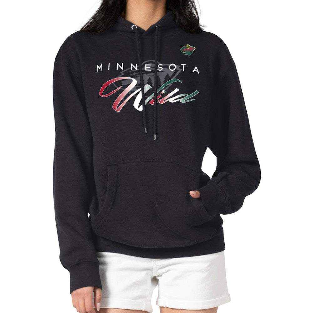 Minnesota Wild G-III 4Her by Carl Banks Shadow Logo Fleece Pullover Hoodie - Black | NHL sale