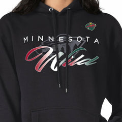 Minnesota Wild G-III 4Her by Carl Banks Shadow Logo Fleece Pullover Hoodie - Black | NHL sale