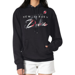 New Jersey Devils G-III 4Her by Carl Banks Shadow Logo Fleece Pullover Hoodie - Black | NHL online