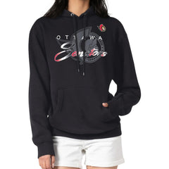 Ottawa Senators G-III 4Her by Carl Banks Shadow Logo Fleece Pullover Hoodie - Black | NHL on sale