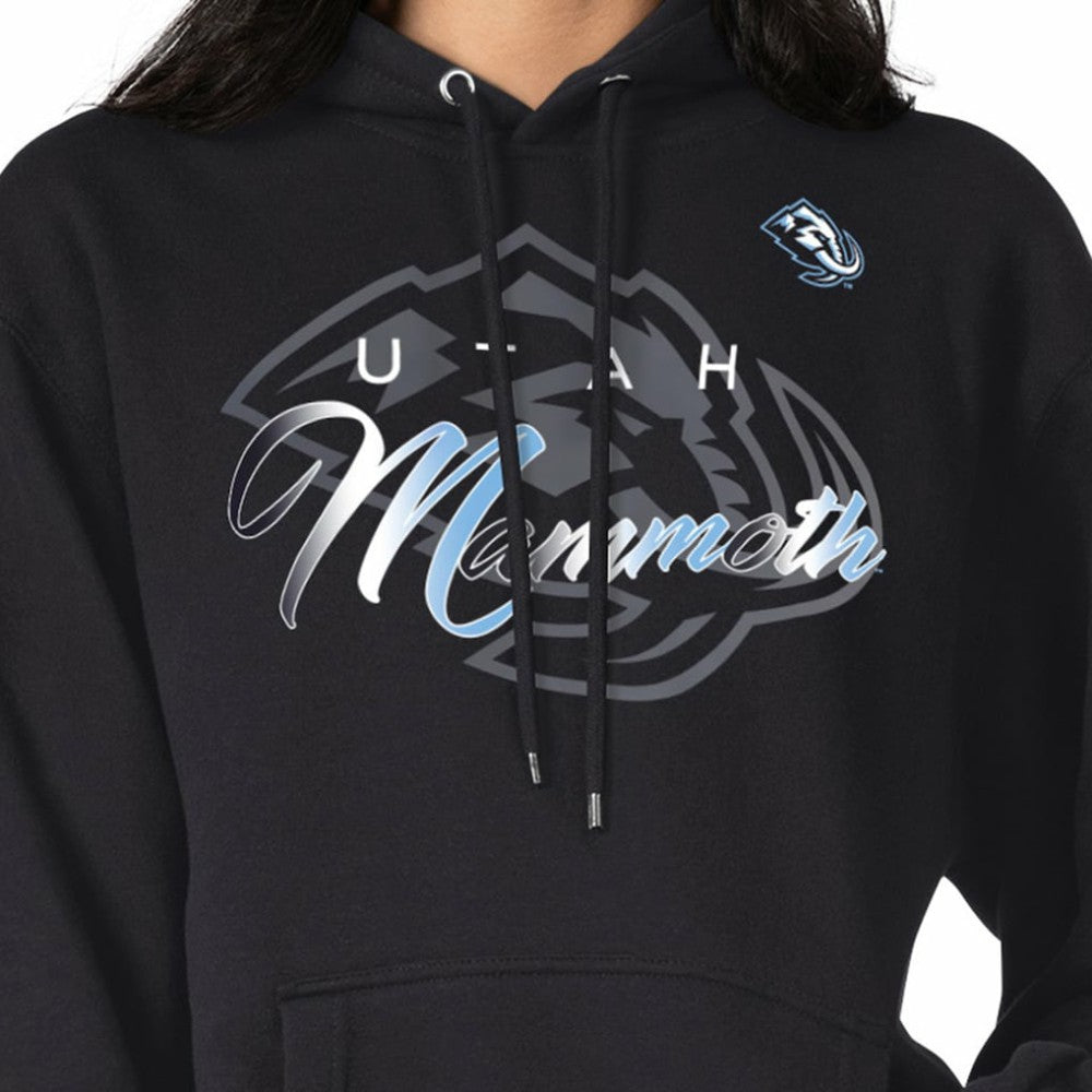 Utah Mammoth G-III 4Her by Carl Banks Shadow Logo Fleece Pullover Hoodie - Black | NHL online