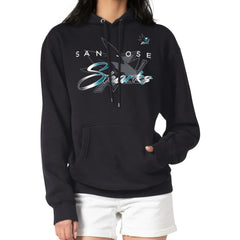 San Jose Sharks G-III 4Her by Carl Banks Shadow Logo Fleece Pullover Hoodie - Black | NHL sale