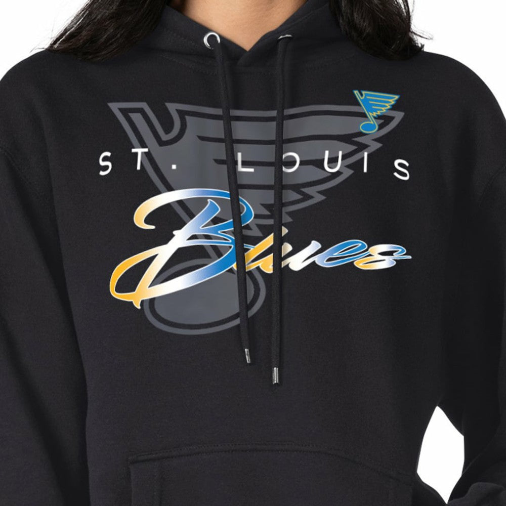 St. Louis Blues G-III 4Her by Carl Banks Shadow Logo Fleece Pullover Hoodie - Black | NHL sale