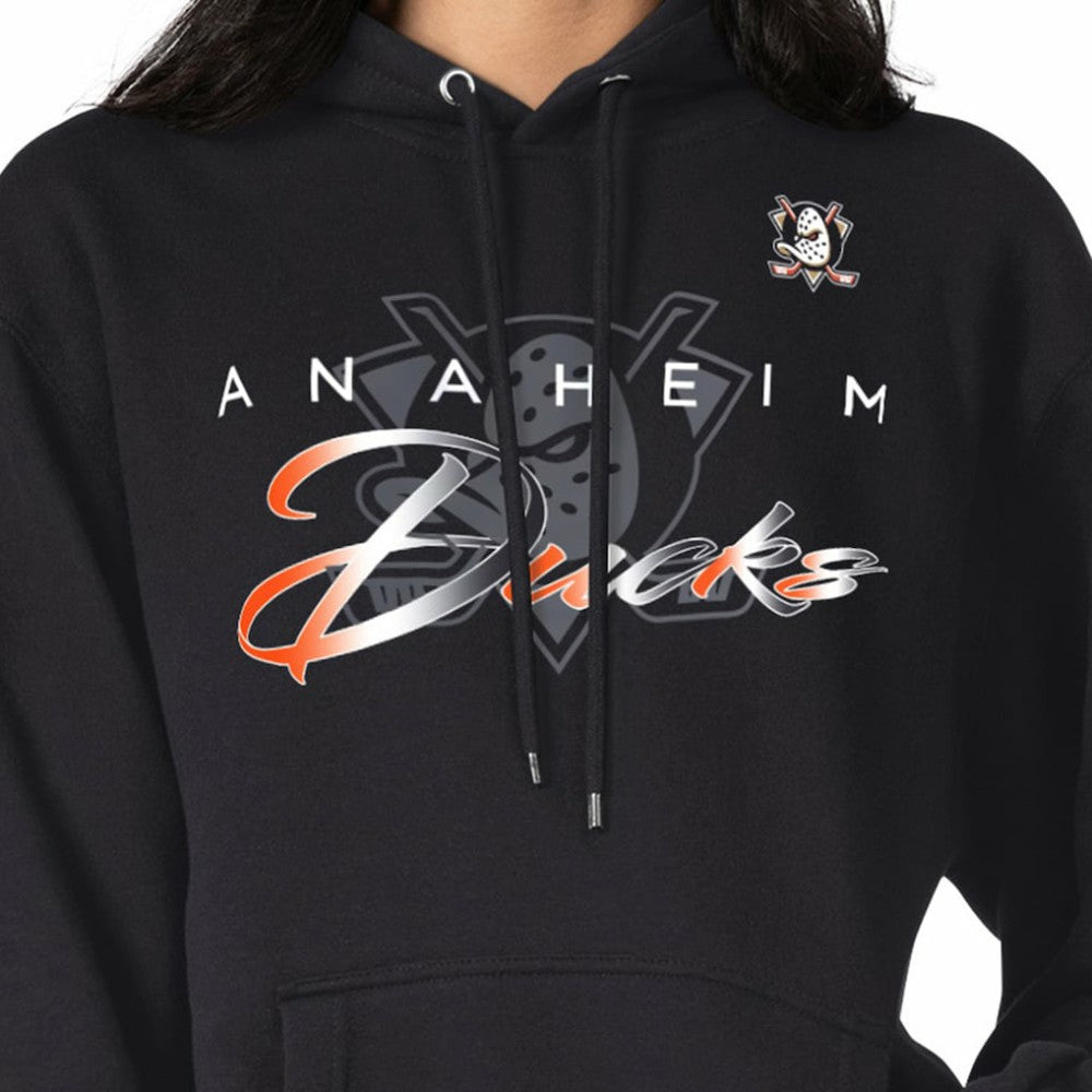 Anaheim Ducks G-III 4Her by Carl Banks Shadow Logo Fleece Pullover Hoodie - Black | NHL discount