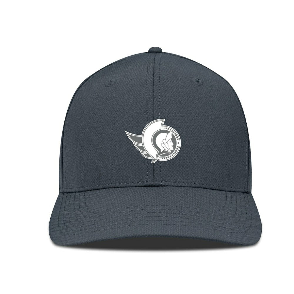 Ottawa Senators Levelwear Rise Slate & Snow Structured Flex Hat - Charcoal | NHL online