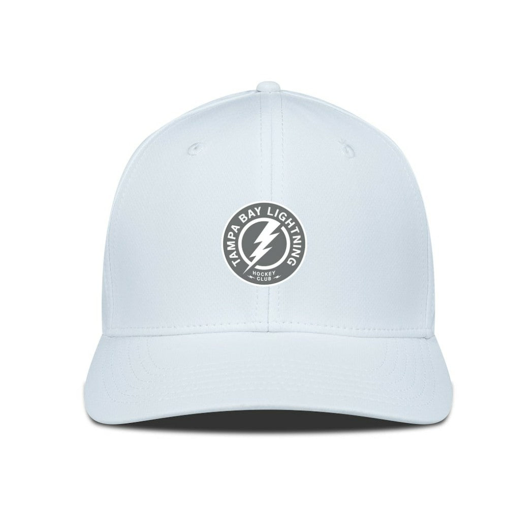 Tampa Bay Lightning Levelwear Rise Slate & Snow Structured Flex Hat - White | NHL sale