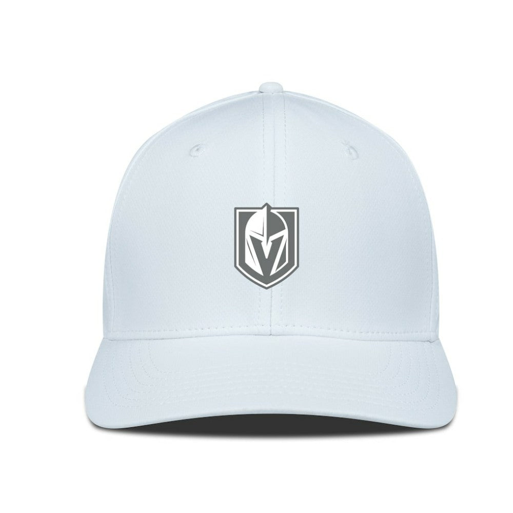 Vegas Golden Knights Levelwear Rise Slate & Snow Structured Flex Hat - White | NHL discount