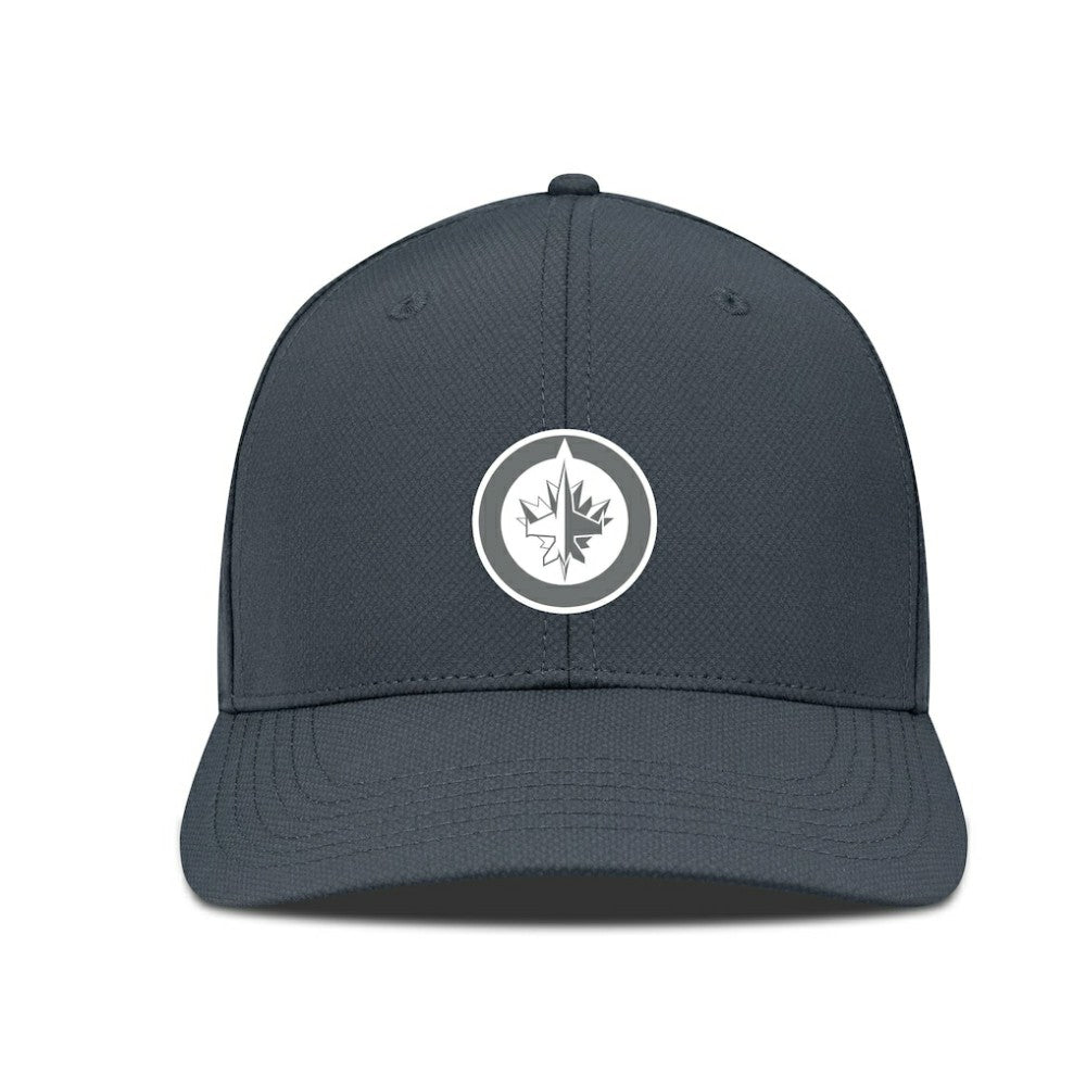 Winnipeg Jets Levelwear Rise Slate & Snow Structured Flex Hat - Charcoal | NHL sale