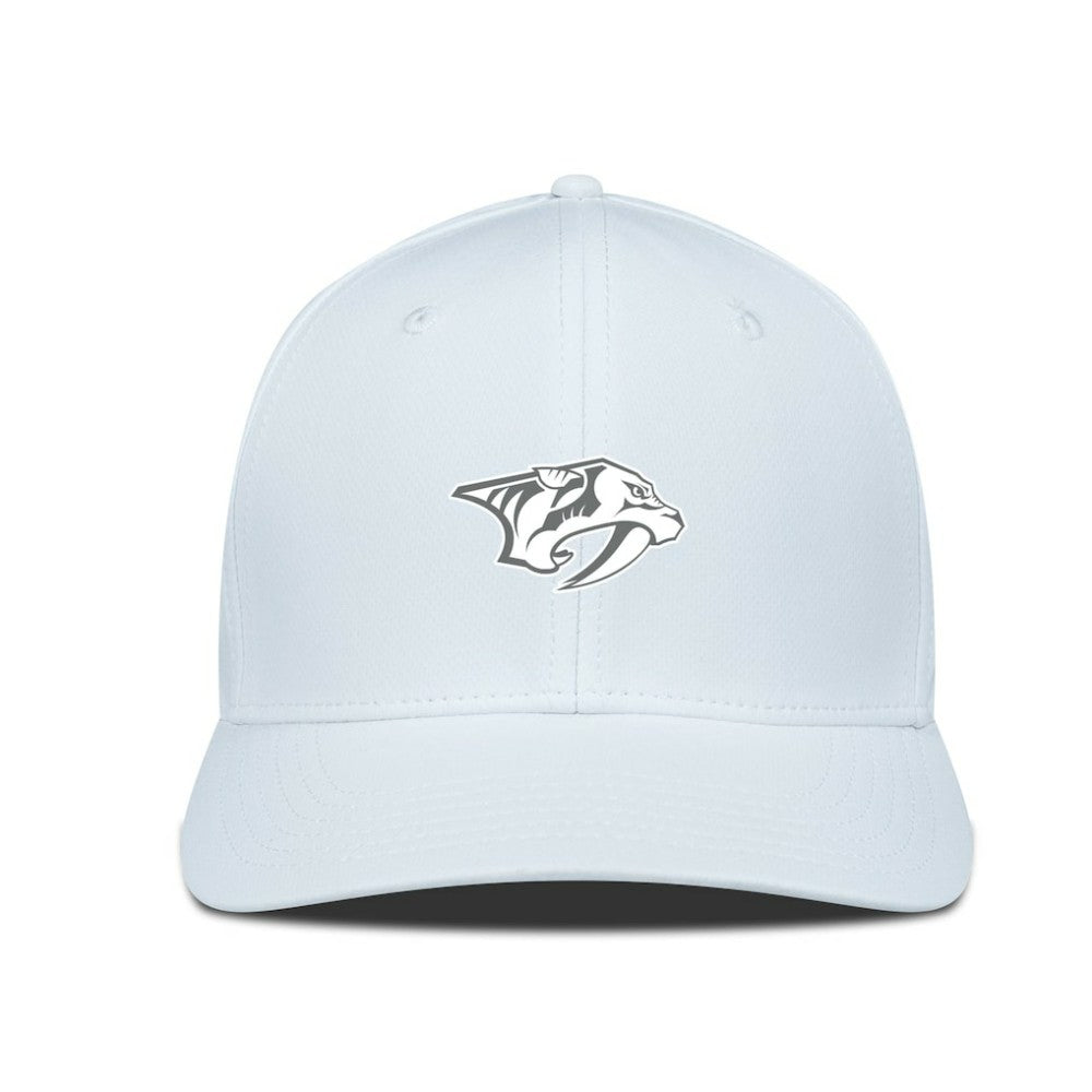 Nashville Predators Levelwear Rise Slate & Snow Structured Flex Hat - White | NHL near me