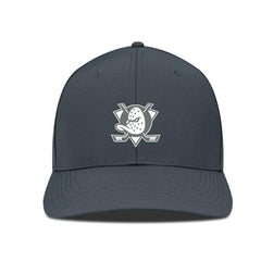 Anaheim Ducks Levelwear Rise Slate & Snow Structured Flex Hat - Charcoal | NHL Clearance