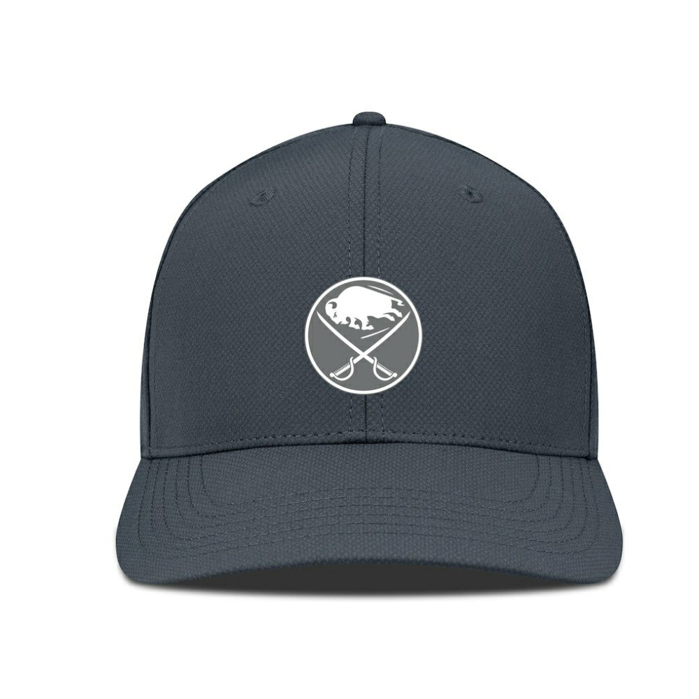 Buffalo Sabres Levelwear Rise Slate & Snow Structured Flex Hat - Charcoal | NHL on sale