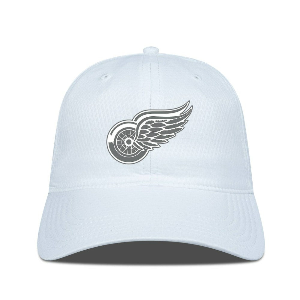 Detroit Red Wings Levelwear Matrix Slate & Snow Unstructured Adjustable Hat - White | NHL discount