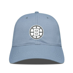 Boston Bruins Levelwear Matrix Slate & Snow Unstructured Adjustable Hat - Blue | NHL Clearance