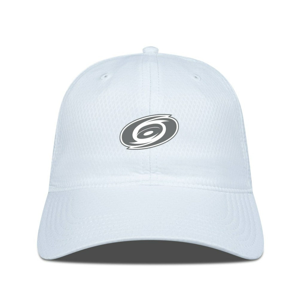 Carolina Hurricanes Levelwear Matrix Slate & Snow Unstructured Adjustable Hat - White | NHL Lifestyle