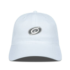 Carolina Hurricanes Levelwear Matrix Slate & Snow Unstructured Adjustable Hat - White | NHL Lifestyle
