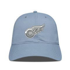Detroit Red Wings Levelwear Matrix Slate & Snow Unstructured Adjustable Hat - Blue | NHL Clearance