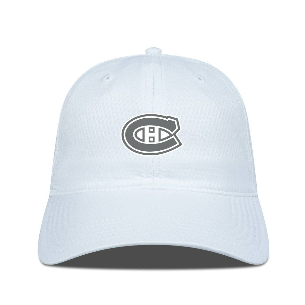 Montreal Canadiens Levelwear Matrix Slate & Snow Unstructured Adjustable Hat - White | NHL online