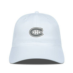 Montreal Canadiens Levelwear Matrix Slate & Snow Unstructured Adjustable Hat - White | NHL online
