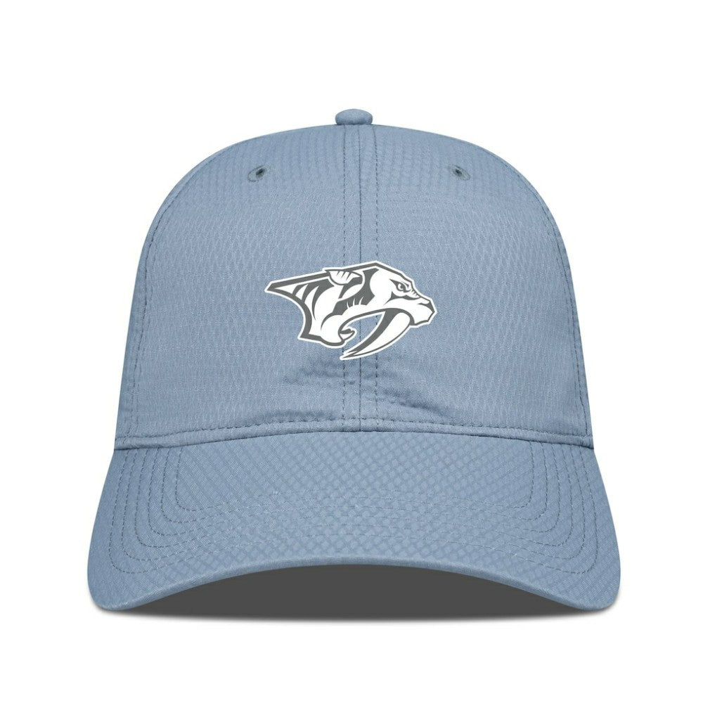 Nashville Predators Levelwear Matrix Slate & Snow Unstructured Adjustable Hat - Blue | NHL Lifestyle