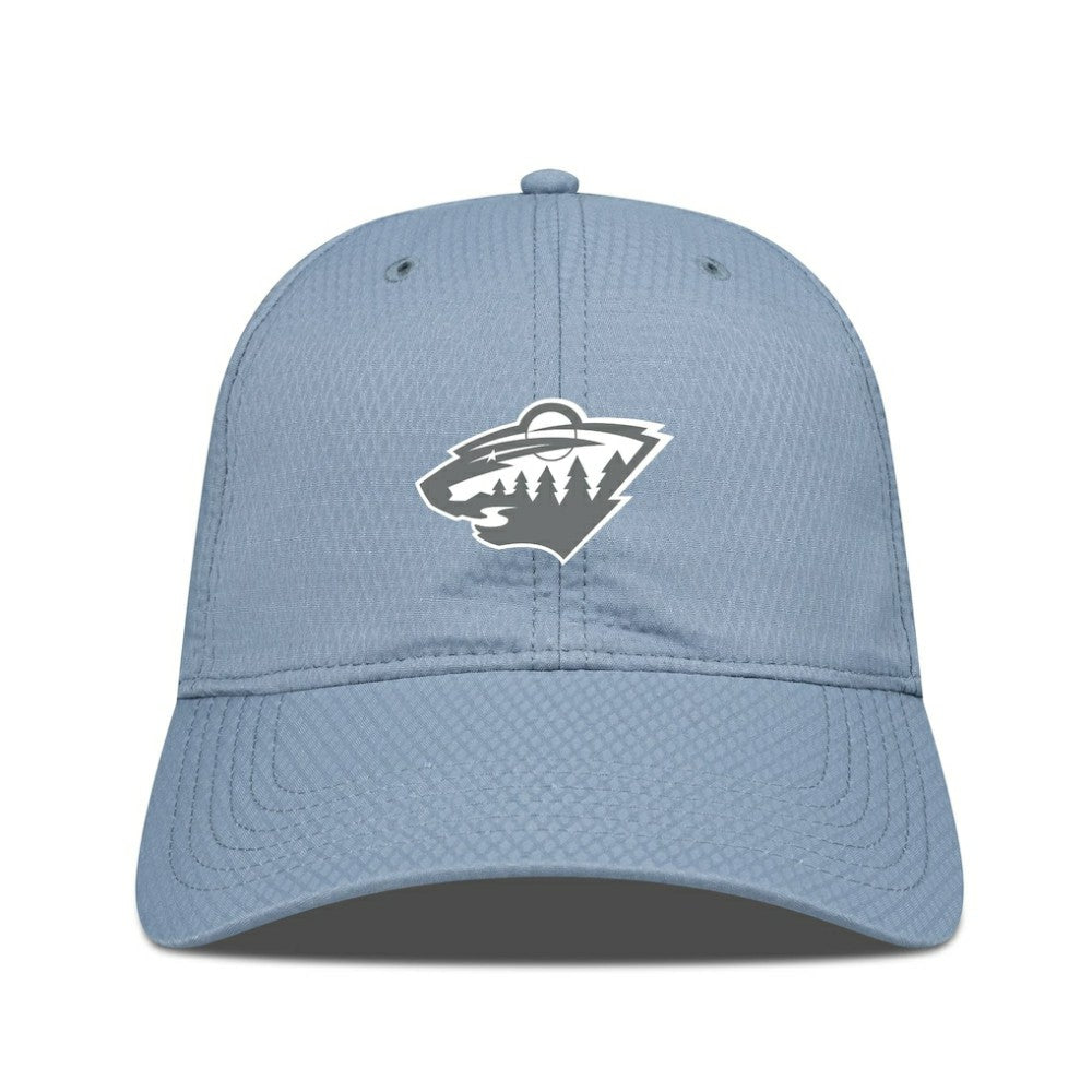 Minnesota Wild Levelwear Matrix Slate & Snow Unstructured Adjustable Hat - Blue | NHL near me