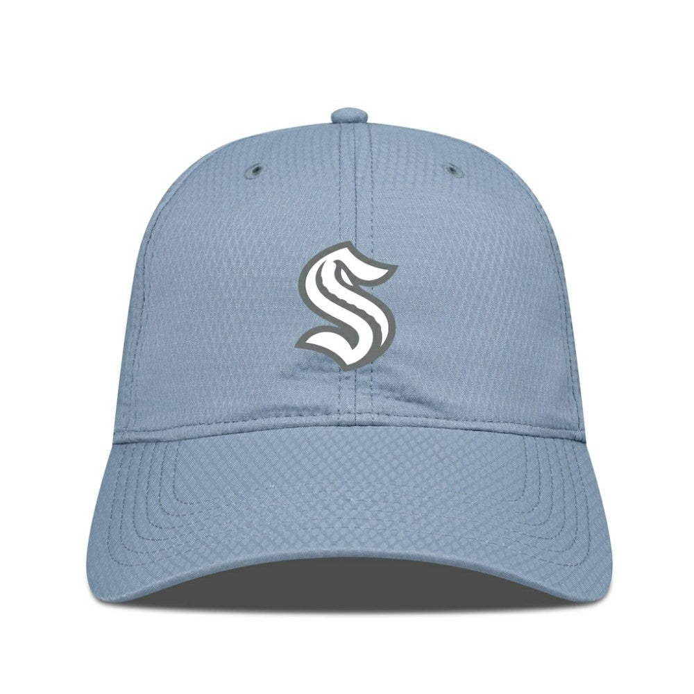 Seattle Kraken Levelwear Matrix Slate & Snow Unstructured Adjustable Hat - Blue | NHL near me