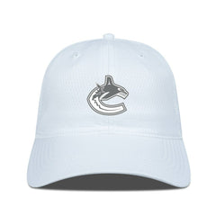 Vancouver Canucks Levelwear Matrix Slate & Snow Unstructured Adjustable Hat - White | NHL discount