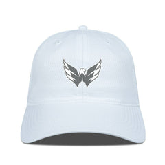 Washington Capitals Levelwear Matrix Slate & Snow Unstructured Adjustable Hat - White | NHL Clearance