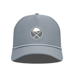 Buffalo Sabres Levelwear Gordon Slate & Snow Rope Adjustable Hat - Gray | NHL Clearance