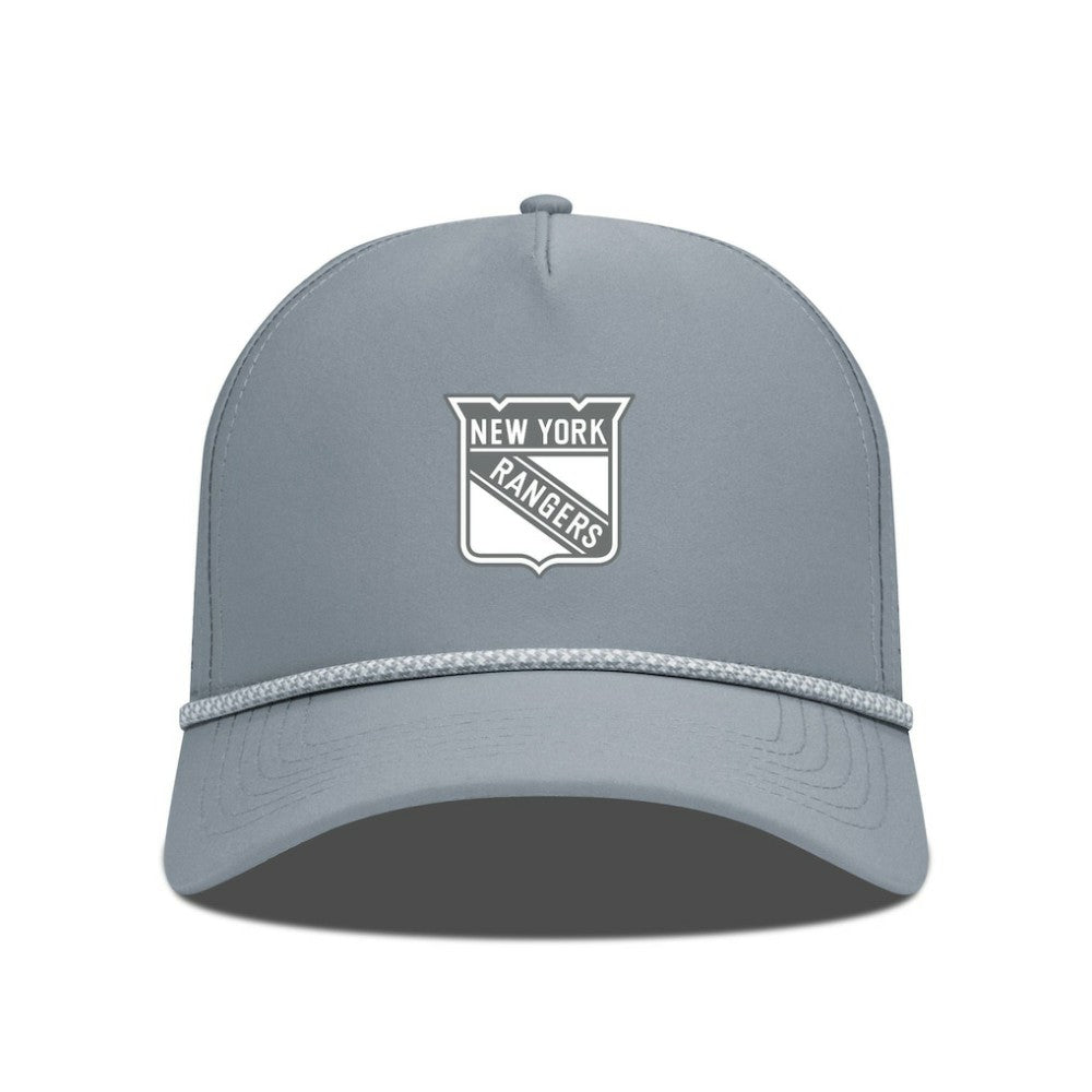 New York Rangers Levelwear Gordon Slate & Snow Rope Adjustable Hat - Gray | NHL discount