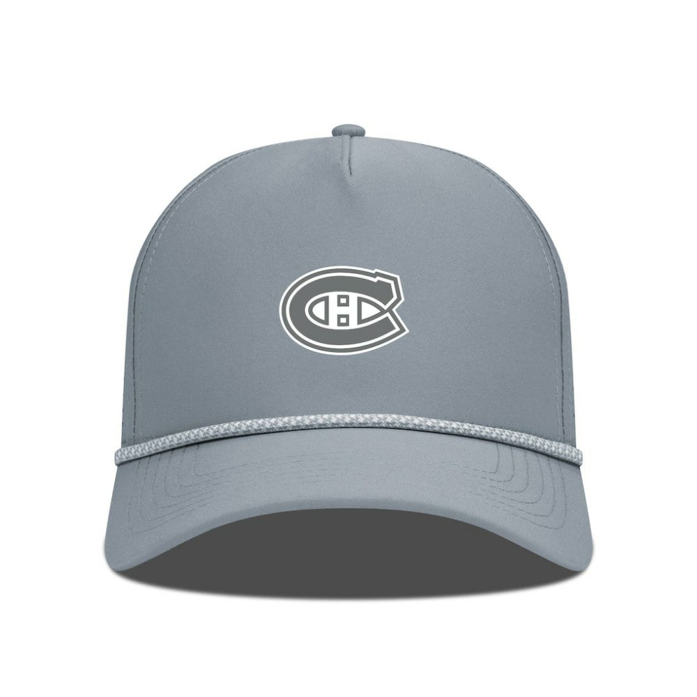 Montreal Canadiens Levelwear Gordon Slate & Snow Rope Adjustable Hat - Gray | NHL online