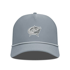 Columbus Blue Jackets Levelwear Gordon Slate & Snow Rope Adjustable Hat - Gray | NHL Clearance
