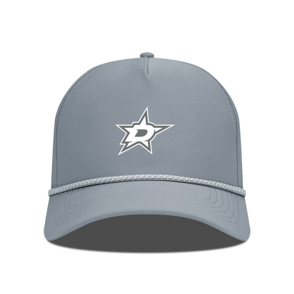 Dallas Stars Levelwear Gordon Slate & Snow Rope Adjustable Hat - Gray | NHL Clearance