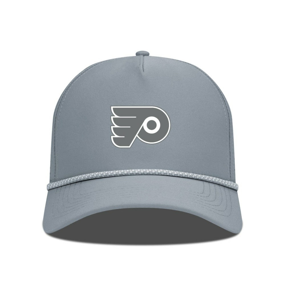 Philadelphia Flyers Levelwear Gordon Slate & Snow Rope Adjustable Hat - Gray | NHL Clearance