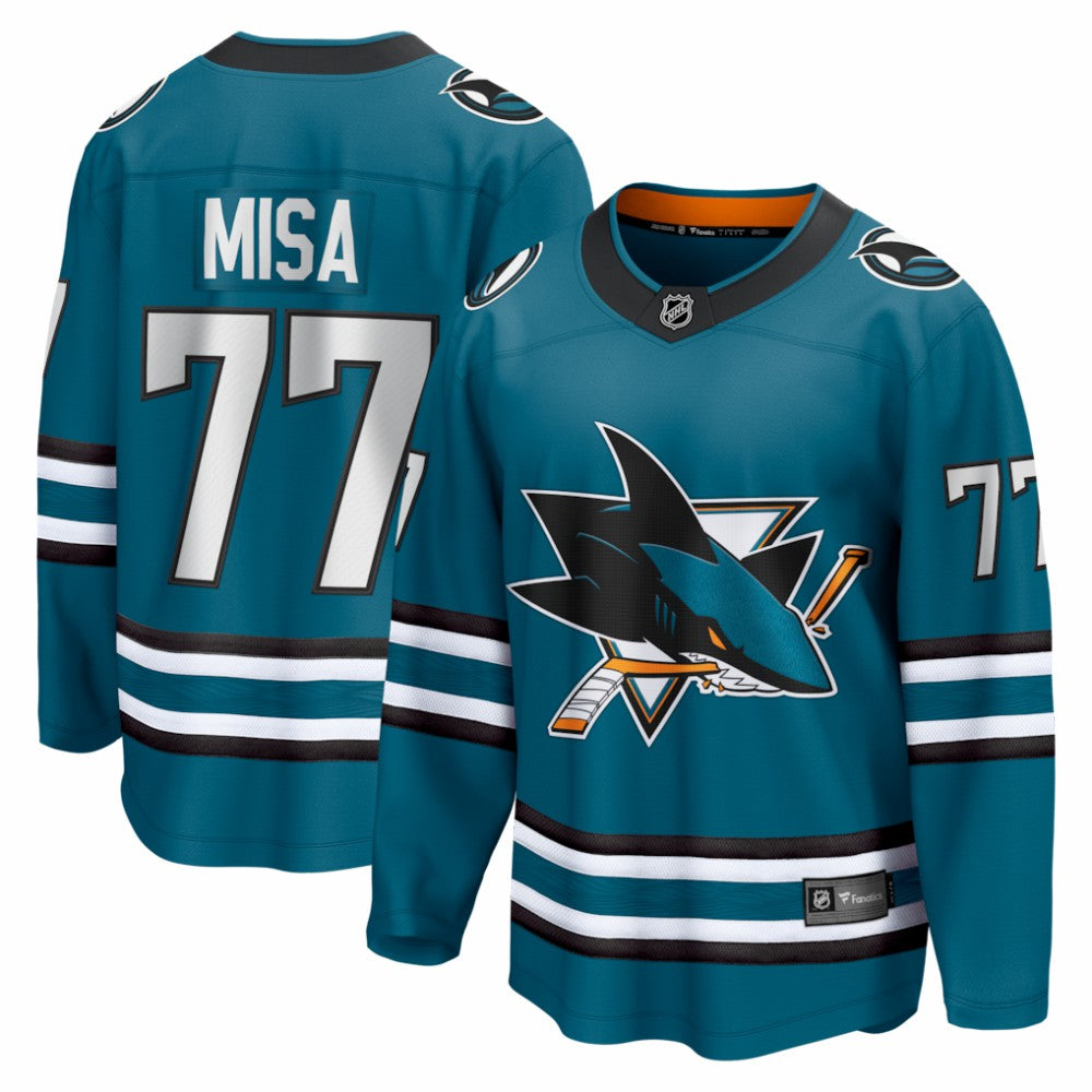Michael Misa San Jose Sharks Fanatics Breakaway Jersey - Teal | Fanatics discount