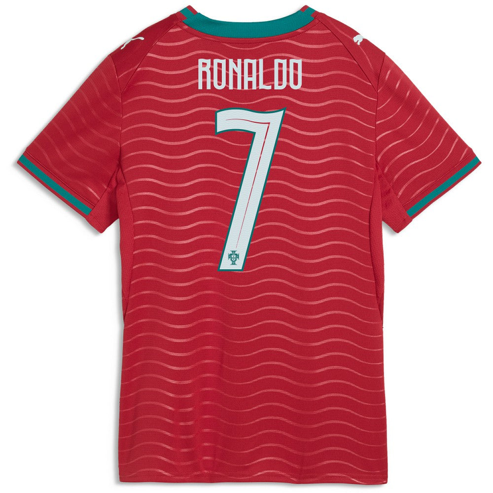 Puma - Cristiano Ronaldo Portugal National Team Women's 2026 Home Replica Jersey - Red