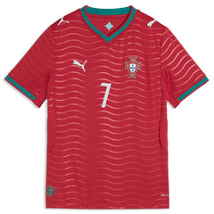 Puma - Cristiano Ronaldo Portugal National Team Youth 2026 Home Replica Jersey - Red