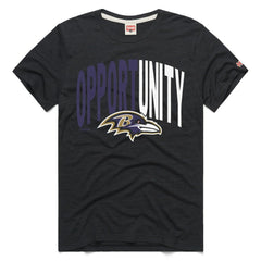 Baltimore Ravens Homage Unisex 2025 Inspire Change Opportunity Tri-Blend T-Shirt - Charcoal - NFL