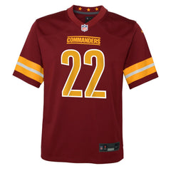 Jacory Croskey-Merritt Washington Commanders Youth Team Game Jersey - Burgundy - Nike