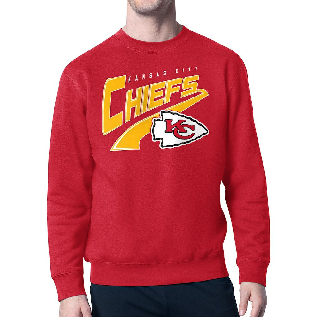 Kansas City Chiefs Starter Modern Tailsweep Fleece Sweatshirt - Red - NFL