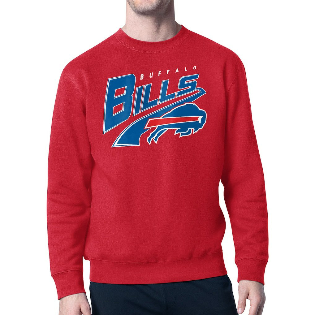 Buffalo Bills Starter Modern Tailsweep Fleece Sweatshirt - Red - NFL