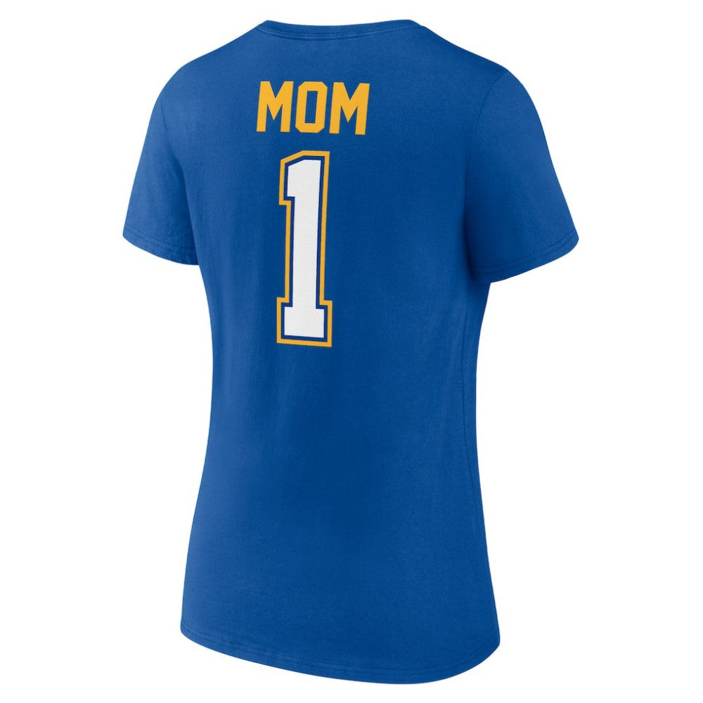 Buffalo Sabres Women's Mother's Day V-Neck T-Shirt - Royal | NHL Clearance