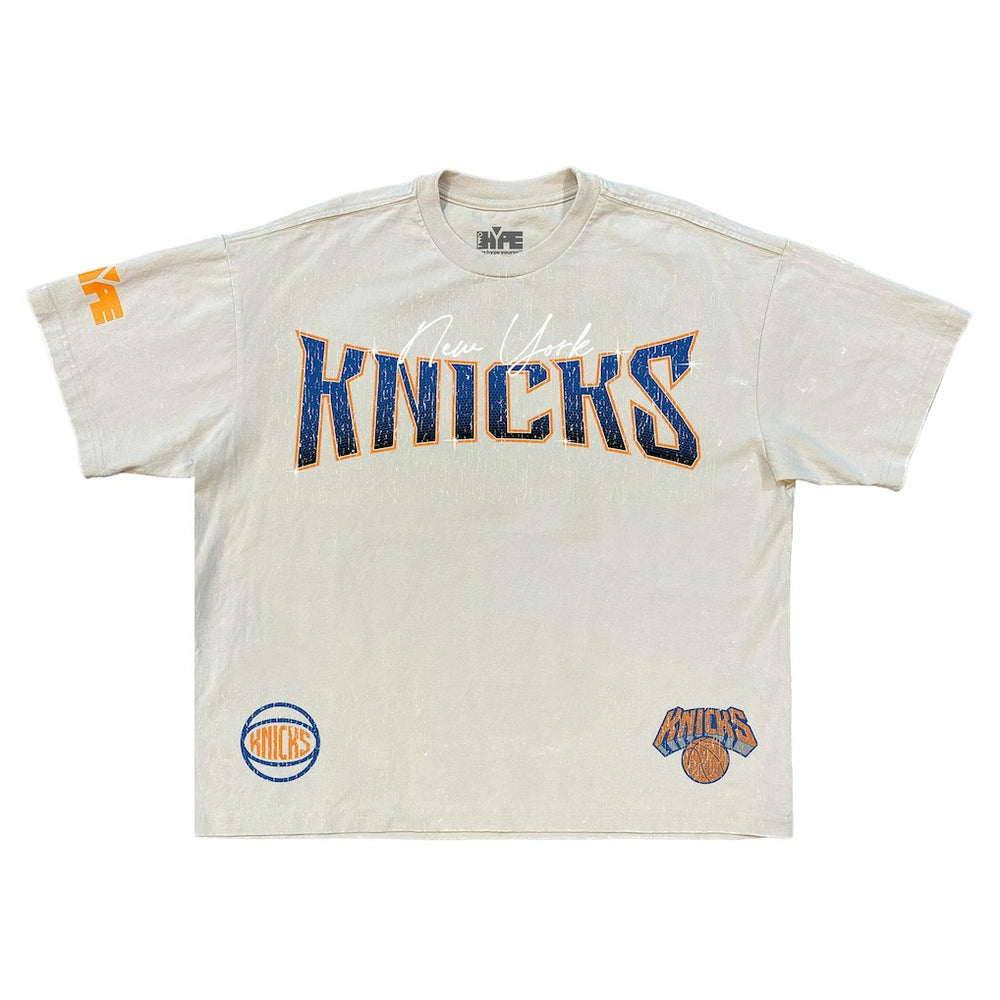 New York Knicks Legend Row Collection Premium T-Shirt Cream