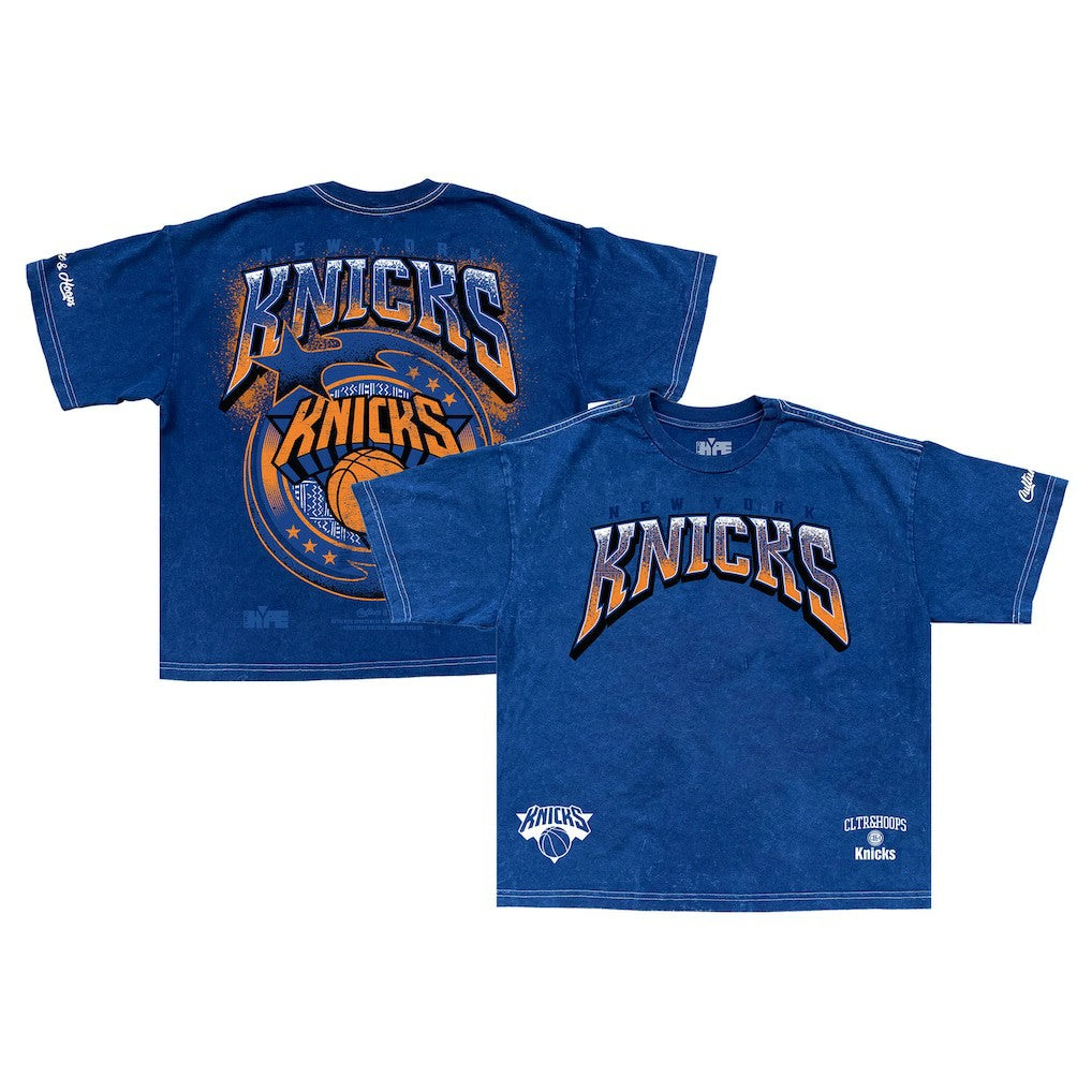 New York Knicks Drip & Dime Collection Premium T-Shirt Blue