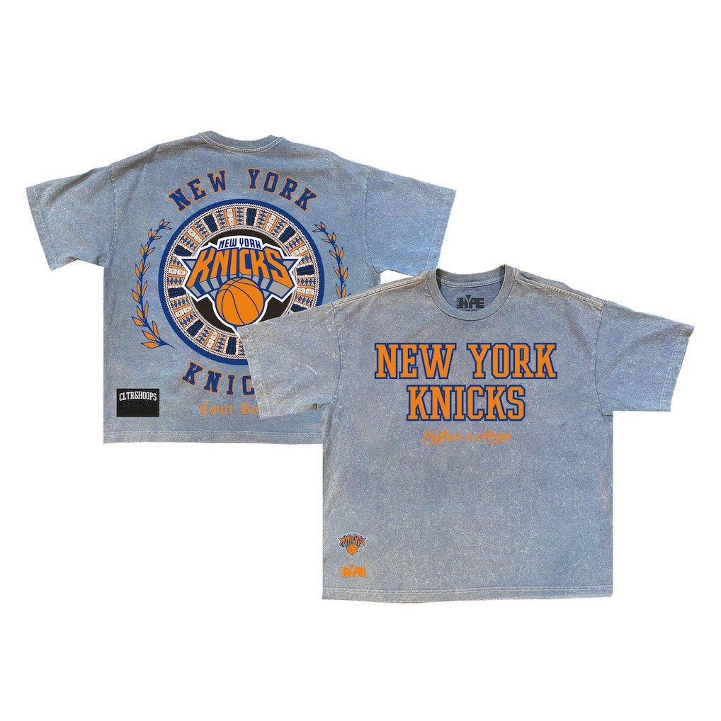 New York Knicks Culture Worldwide Collection Premium T-Shirt Powder Blue