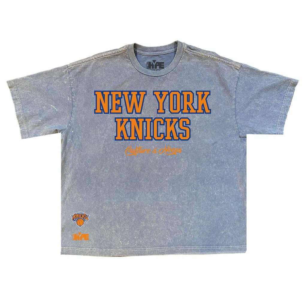 New York Knicks Culture Worldwide Collection Premium T-Shirt Powder Blue