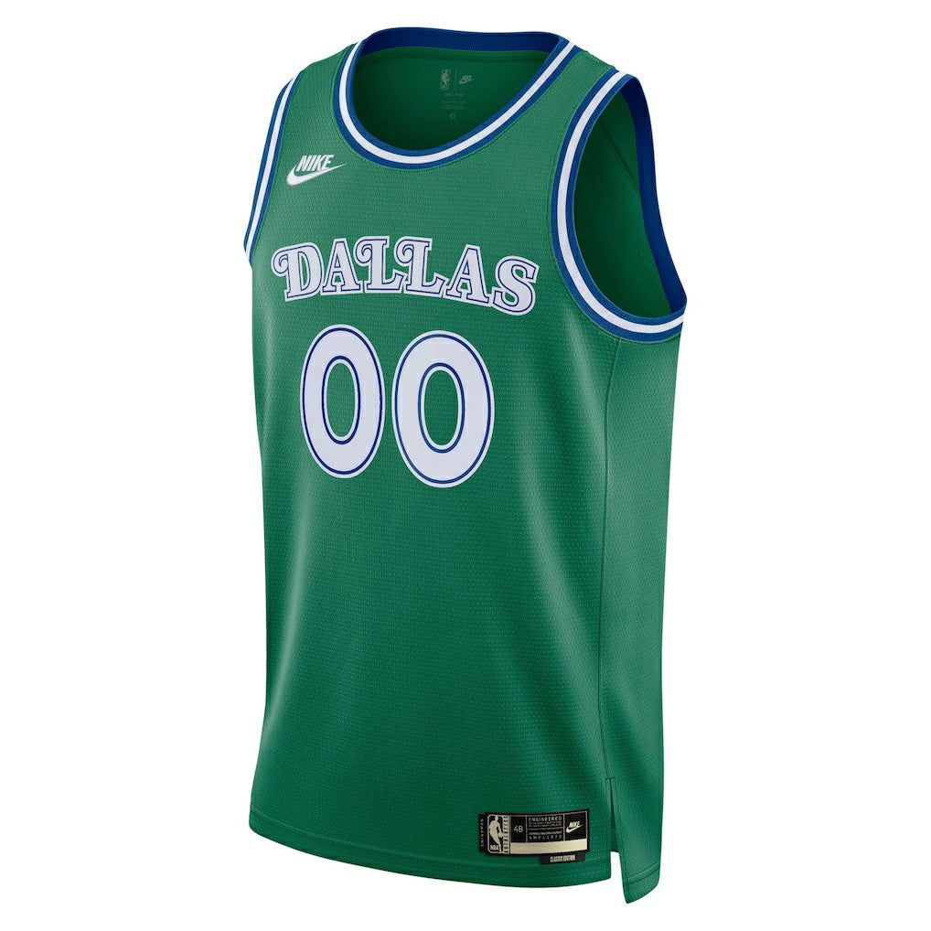 Nike Dallas Mavericks Unisex Swingman Custom Jersey Classic Editi- Green