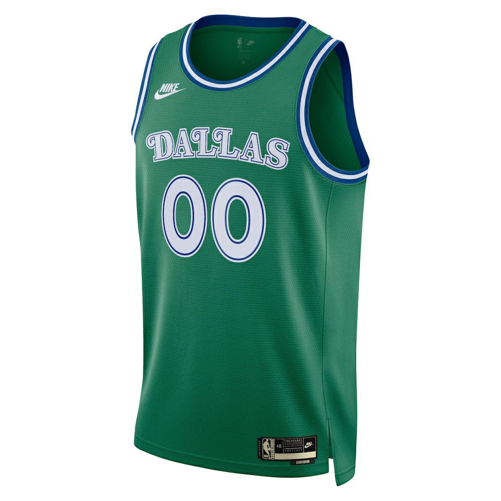 Nike Dallas Mavericks Unisex Swingman Custom Jersey Classic Editi- Green