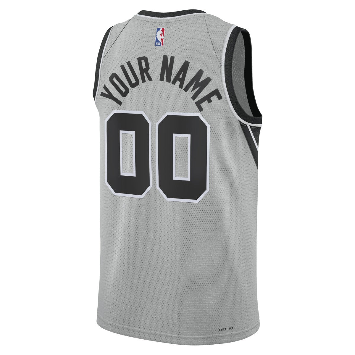 San Antonio Spurs Jordan Brand Unisex Swingman Custom Jersey Statement Edition Silver