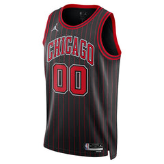 Chicago Bulls Jordan Brand Unisex Swingman Custom Jersey Statement Editi- Black